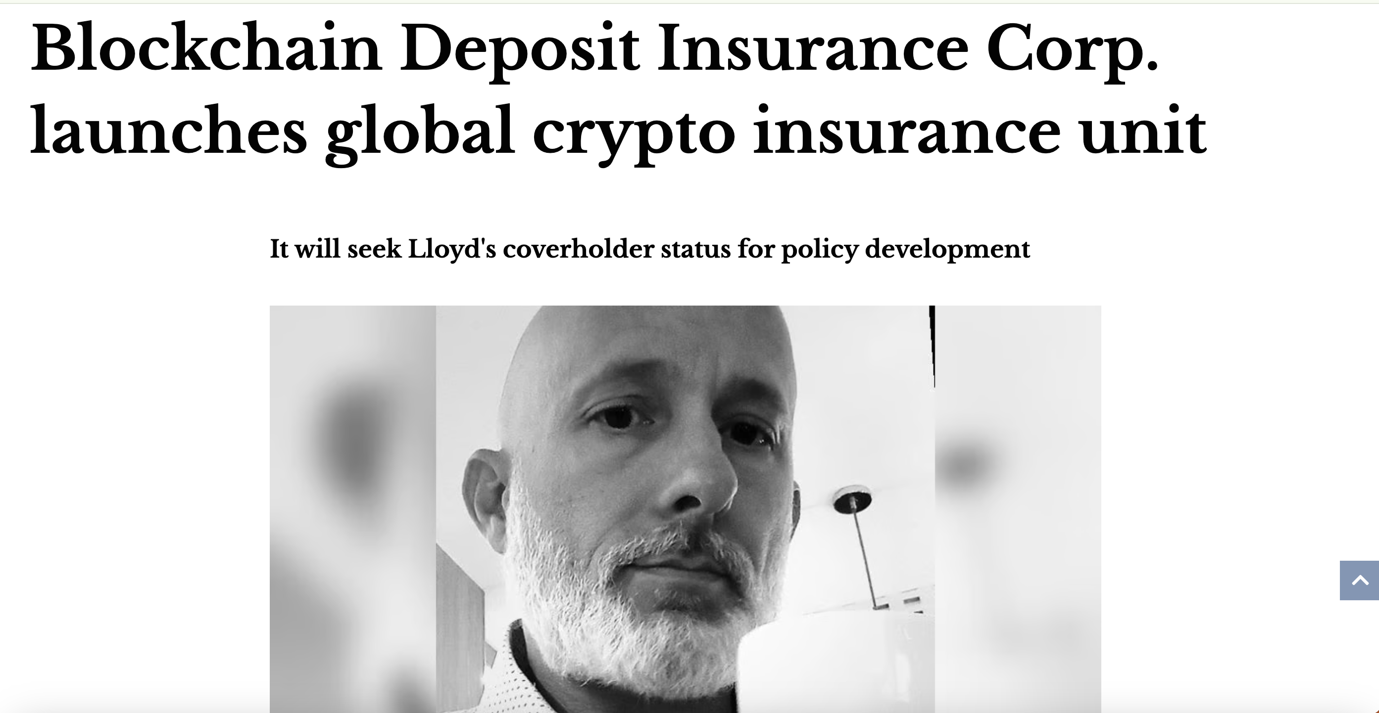 BDIC Featured in Insurance Business Magazine for Global Crypto Insurance Launch